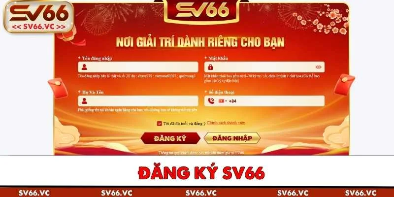 Đăng Ký SV66
